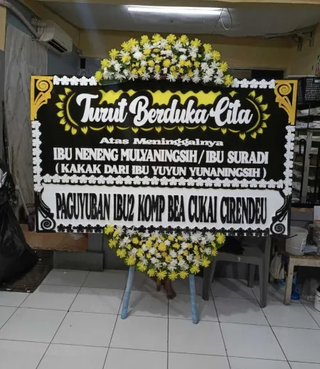 Papan Bunga Duka Kalentambo Pusakanagara